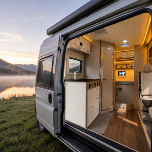 Autocaravana Clase C, Autocaravana Familiar con Baño, Casa Rodante Totalmente Equipada para Viajes por Carretera, Campamentos y Aventuras - Product Image 3
