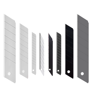 Lot de 100 lames de couteau utilitaire rétractables en acier au carbone de 18 mm pour découpe de carton – Prix le plus bas, promotion - Product Image 5