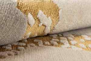 Tapis artisanal de luxe en laine et soie tibétaine noué à la main, à boucles, écologique, antidérapant et lavable pour la maison, l'hôtel et le salon - Product Image 5