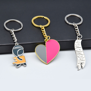 Tùy Chỉnh Logo Khuyến Mại Kẽm Hợp Kim Kim Loại Móc Chìa Khóa Mềm Men Tùy Chỉnh Keychain Keyring - Product Image 6
