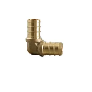 Forging Brass 90 Elbow 1/2"-3/4" T-joints Manufacturer Direct Lead Free Copper pipe fitting PEX nipples brass plumbing fitting