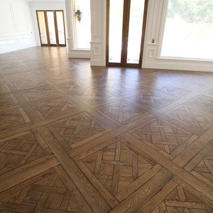 Parquet Versailles de Madera de Fresno Manchuriano Multicapa, Ecológico, con Bisel Prensado, Grado ABCD, 12mm 20mm, para Pisos Residenciales - Product Image 1