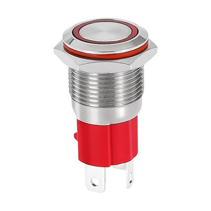 การนำไฟฟ้าได้ดีเยี่ยม คอนแทคโลหะผสมเงิน 19 มม. 10A สวิตช์ปุ่มกดโลหะ - Product Image 2