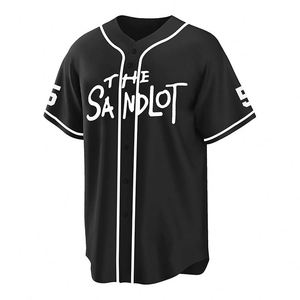Factory Customization Fashion Sportswear Hot Black <b>Baseball</b> Jersey - Product Image 2