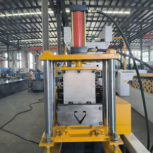 Machine for Making House Fence Panel Colored Steel Tile Type Steel Garden Fence Post S-shaped V-shaped Cold Roll Forming Machine - Product Image 4