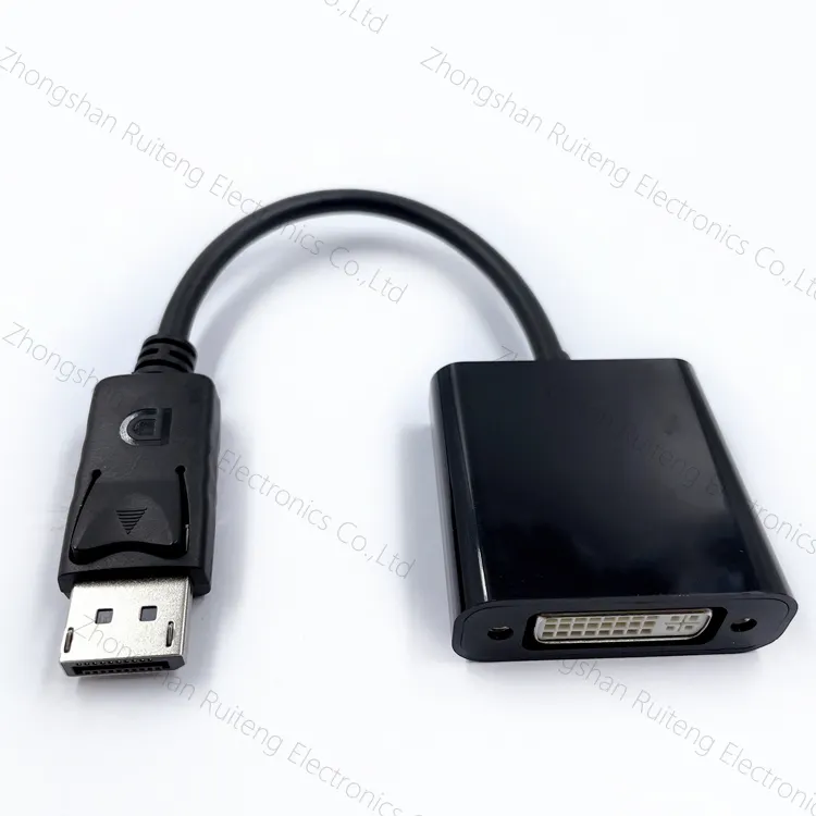 New Arrival Black DisplayPort DP Adapter Mini DP To DVI Cable For Monitor