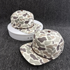 قبعة بيسبول كلاسيكية بتصميم ريتشاردسون 256 مموهة مخصصة، قماش سريع الجفاف للصيد في الهواء الطلق، قبعة سناب باك بنمط التمويه الحجري - Product Image 2