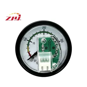 ZJY hochwertiger CNG-Lager 0-40Bar/0-400MPa, Messingfüße auf der Rückseite des Messgerätes