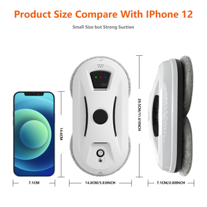 Robot Limpiacristales Automático OEM/ODM con Giroscopio, 180 Minutos de Autonomía, Anticaídas, para Hogar, Hotel y Exteriores, Modelo RZ0-02, Personalizable - Product Image 4