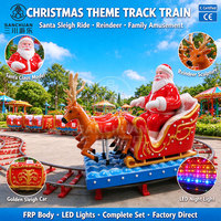 Train miniature sur rail pour parc d'attractions de Noël, prix d'usine