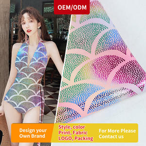 Aide 2024 nueva gran oferta Patchwork Bikini mujer triángulo bolsa Bikini Metal perla cadena Tanga Bikinis Y Banadores - Product Image 2