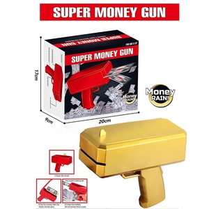 Pistola de <span class=keywords><strong>Dinero</strong></span> de Juguete, Novedad, Accesorio de Fiesta de Plástico para Bodas, Cumpleaños, Juegos, Películas, Despedidas de Soltero - Product Image 5