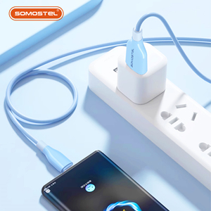 <span class=keywords><strong>Cable</strong></span> de Carga Rápida USB SOMOSTEL de Calidad Premium 2.4A para <span class=keywords><strong>iPhone</strong></span>, <span class=keywords><strong>Cable</strong></span> de Datos TPE Tipo <span class=keywords><strong>C</strong></span>, Carga Rápida - Product Image 2