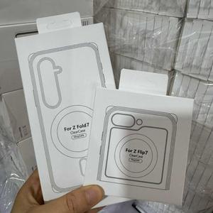 Coque transparente magnétique pour <span class=keywords><strong>Samsung</strong></span> <span class=keywords><strong>Galaxy</strong></span> <span class=keywords><strong>Z</strong></span> Flip 3/<span class=keywords><strong>4</strong></span>/5/6/7 ZFold 3/<span class=keywords><strong>4</strong></span>/5/6/7, compatible avec la charge sans fil - Product Image 2