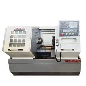 Torno CNC de alimentación automática ck6136 con alimentador de barra