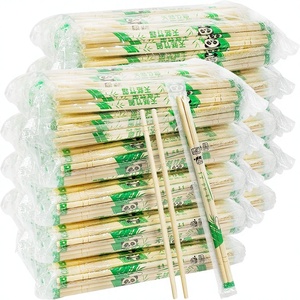 ตะเกียบไม้ไผ่แบบใช้แล้วทิ้งขนา<span class=keywords><strong>ด</strong></span> 8 นิ้ว 1000 คู่ ห่อแยกชิ้น ลายแพน<span class=keywords><strong>ด</strong></span>้า สำหรับก๋วยเตี๋ยว ซูชิ อาหารเอเชีย - Product Image 1