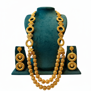 Women's Jewelry Sets 24K Gold Plated Box Chain <b>Charm</b> Necklace Classic Style Anniversary - Product Image 1