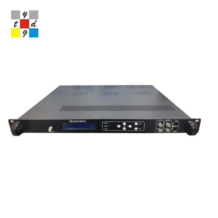 24-Anschluss hochwertiger Digitalfernseher DVBT/ISDBT Encoder Modulator 1080p H.264 Video-Codierung 4/8/16 RF-Ausgänge CATV IPTV-System DVB-C