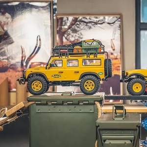FMS FCXM <span class=keywords><strong>Land</strong></span> <span class=keywords><strong>Rover</strong></span> <span class=keywords><strong>Defender</strong></span> <span class=keywords><strong>90</strong></span> Trophy Truck 4X4, Escala 1:24, Radio Control 2.4G, Juguete <span class=keywords><strong>RC</strong></span> Crawler 4WD RTR - Product Image 3