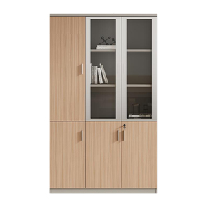 Thanh lịch di chuyển văn phòng bằng gỗ Tủ ba ngăn kéo tập tin lưu trữ với cửa lý tưởng cho nhà và văn phòng tổ chức - Product Image 2