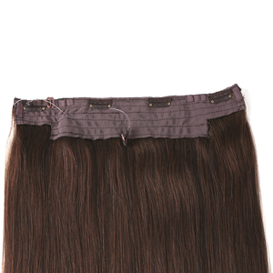 Extensions capillaires Remy en gros, ondulées, type Halo, avec fil invisible, sans clips, extensions de cheveux Halo, mèches Balayage pour salon de beauté - Product Image 6