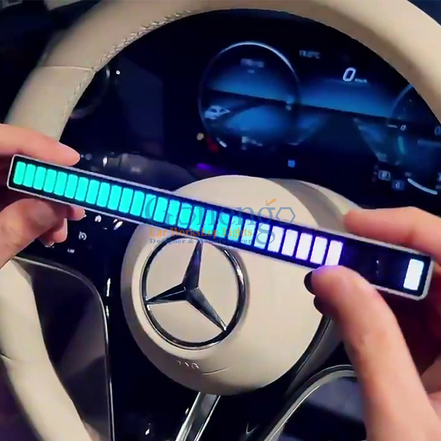 Ambient 40 Led Dj Music Auto Car Rgb Atmosphere Voice Activated Sync Music Rgb Light