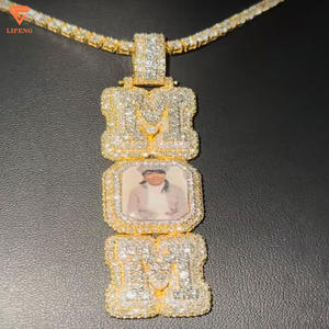 مجوهرات راقية مخصصة مثلجة من دلاية صاروخ VVS مويسانيتي مثلج من الماس تقلع سحر الصاروخ - Product Image 4