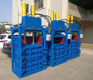 High efficient Vertical Hydraulic Scrap Aluminum Alloy Baler Metal Press Baling Machine