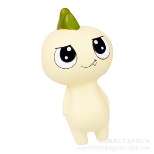Pu Cartoon Character Soft Toy <b>Squishy</b> Stress Relief Fidget Toy For Kids Age 2 To 4 Years Unisex Gift Decor - Product Image 1