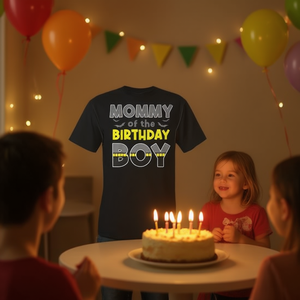 T-shirt à thème chauve-souris pour maman du garçon d'anniversaire, pour les garçons de la fête familiale - Product Image 3