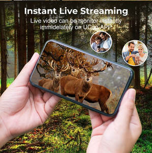 Kamera berburu inframerah satwa liar tahan air, kamera pelacak gerakan GPS malam tersembunyi HD 4G 4MP 1080P untuk 4g - Product Image 3