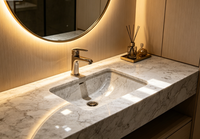 Marbre italien naturel Van Gogh Impression, texture artistique beige de luxe, pierre pour murs décoratifs et comptoirs