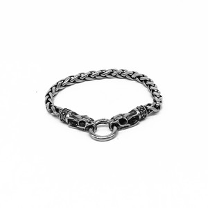 Pulsera de Cadena con Cabeza de Serpiente yunnique, Acero Inoxidable 316, Joyería Unisex, Diseño para Regalo - Product Image 5