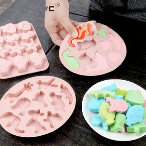 SILIKOLOVE Eco-Friendly Food Grade <b>Silicone</b> Mold Multi-Shape Cartoon Marine Animal <b>Baking</b> Decorating Tools Use Food Industry - Product Image 3
