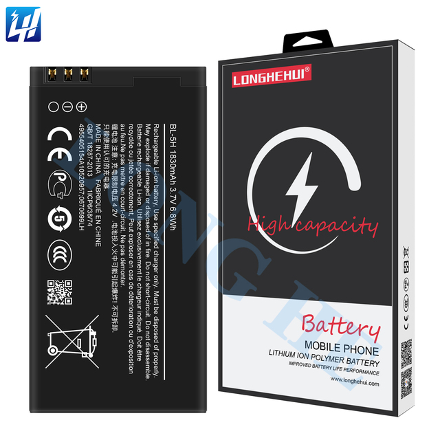 BL-5H Mobile Phone Battery for Nokia Lumia 630 638 635 RM-978 974 975 1010