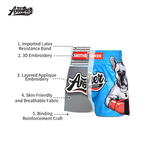 Short de combat muay-thaï <span class=keywords><strong>MMA</strong></span> avec sublimation sur mesure pour homme - Product Image 2