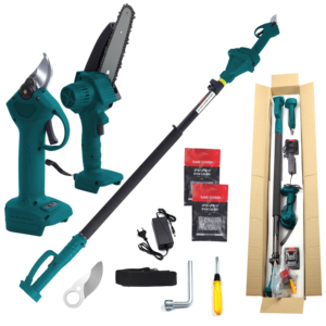 Kit de sécateur à chaîne à longue perche alimenté par batterie au lithium 21V, préféré par les bricoleurs - Product Image 6