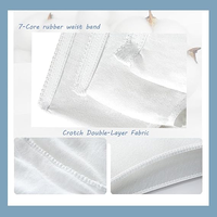 Culottes jetables en coton de qualité stable, stériles et emballées individuellement, élastiques, pour commandes en gros et entreprises de vente au détail