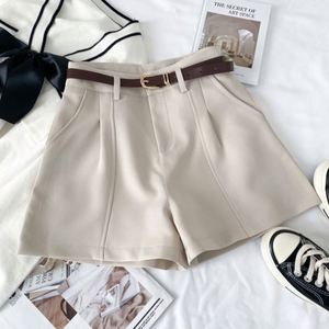 Shorts décontractés pour femmes, style tendance, coupe ample, jambes larges, I-0573 - Product Image 2