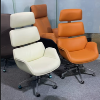Grossiste chaise de bureau ergonomique à dossier haut qualité chaise de bureau de direction chaise en cuir caractéristique serpentine