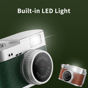 Wholesale Customizable Mini <b>Camera</b> Keychain Retro Built-in LED Light for Travel Vlog Photography Christmas Gifts Wholesale Custo - Product Image 5
