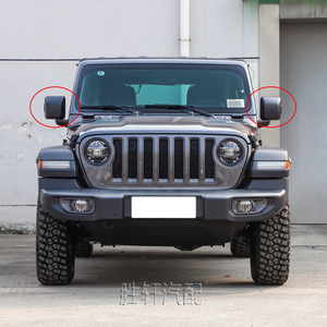Jeep Wrangler JL Rearview <b>Mirror</b> Covers 18-23 <b>Plastic</b> Full Set For Side <b>Mirror</b> Shell Replacement - Product Image 5
