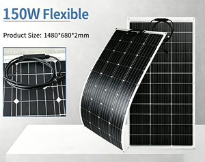 Panel Solar Flexible de 150W, Módulo Fotovoltaico Plegable, Ligero y Delgado, para Coche, Tienda de Campaña, Carga en Exteriores, Venta Caliente Transfronteriza - Product Image 4