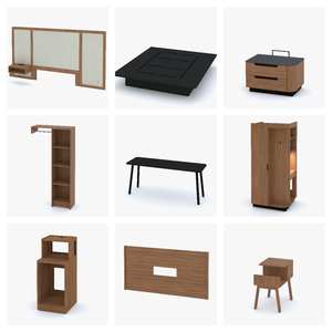 Fairfield Inn by Marriott Mobilier d'hôtel moderne 3/4/5 étoiles conçu sur mesure Ensembles de meubles de chambre d'hôtes d'hôtel confortables - Product Image 2
