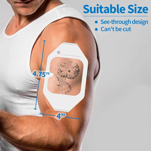 10*12cm tambalan transparan 1626W diperkuat ganti PICC tambalan cateterisasi vena Pusat Film fiksasi bernapas - Product Image 3