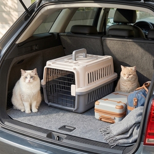Trasportino Pieghevole Giallo in Plastica Rigida per Cani e <span class=keywords><strong>Gatti</strong></span>, Approvato per il Trasporto Aereo, Ideale per Viaggi, Spedizioni e Uso Veterinario (Disponibile all'Ingrosso) - Product Image 2