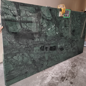 พื้นหินอ่อนสีเขียวขัดพื้นสำหรับวิลล่าโรงแรมหรูพื้นในร่มรับประกัน1ปี - Product Image 1