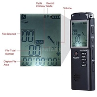 Enregistreur vocal USB Professionnel 96 Heures Dictaphone Numérique Enregistreur Vocal Avec VAR/VOR Microphone Intégré 8GB 16GB 32GB