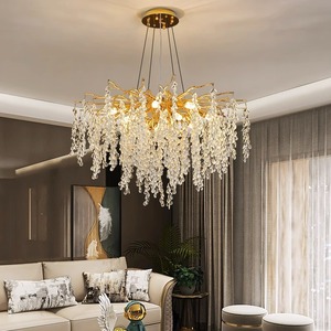 Candelabro de cristal de lujo francés, Arte Árabe, luz italiana creativa para restaurante, sala de estar, Exportación principal, instalación colgante - Product Image 2