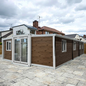 Erweiterbares 4-Zimmer Sandwich-Panel Stahl-Containerhaus mit Wasserdichtem Design 40ft <span class=keywords><strong>Outdoor</strong></span> Mobile Hotel Villa - Product Image 1